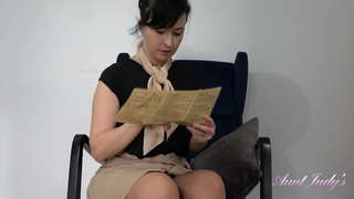 Nagy Csöcs MILF légiutas-kísérő Wanilianna - Upskirt, Bugyi, Harisnya, valamint