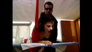 Fuck teo ambony latabatra ironing ( Selo izany ho anao :D )