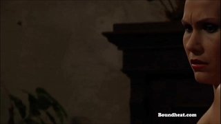 Ebu mistresses me radhë të kurbanit dhe rob të trajnimit