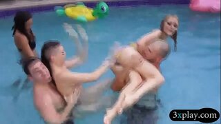 Hotties pool blowjob agus fucked le nasty guys ann orgy