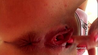 Euroslut Amatori Privat Masturbare Video Înregistrate pentru Prietenul Expuse