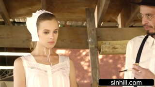 ���ากเซ็กซี่ของพวกอามิชที่เปิดที่รักพยายาม Anal ใหญ่กับดิ๊กคนแปลกหน้า