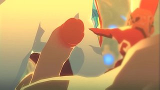Lyen ak mipha lejand nan zelda respire nan bwa a fè pa sableserviette