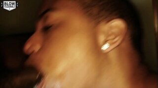 A impureza cadela desde o oeste de filadélfia fez ela chupar o pau