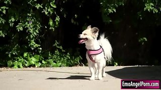 Намхан шивээс бяцхан хүүгийн олсон Түүний нохой нь Түүний хөрш эд хөрөнгө.Түүний хөрш нь шагнал хүсдэг, тэд хувцсаа устгах, тэр Дараа нь хөрш хоолойруу bigcock.In буцах Түүний хөрш fucks түүний pussy, илжиг гүн, хатуу хүртэл тэр cums түүний дээр.