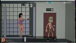 האָרני גערלז נעמען Fuckerman ס גרויס דיק אין זייער זאַפטיק לאָך און טאָכעס